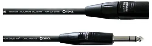 Cordial CIM 0.6MV Mikrofonkabel 2 x 0.22mm² Schwarz 1St.