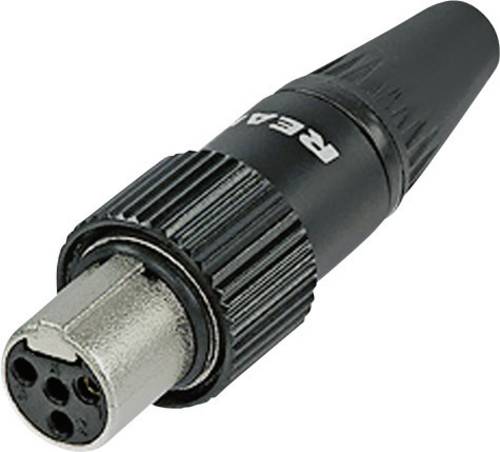 Rean AV RT5FCT-B Miniatur-XLR-Steckverbinder Buchse, gerade Polzahl: 5 Schwarz 1St.