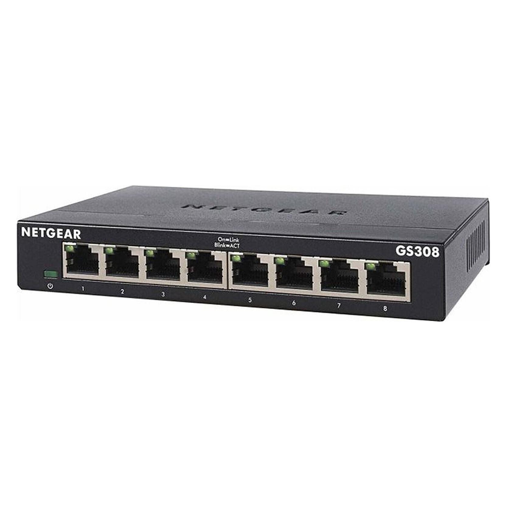 Netgear Gs308-100pes (8 Ports) (GS308-100PES)