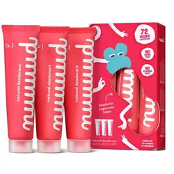 New Cream vegane Deocreme - XXL Pack Red 3x40ml