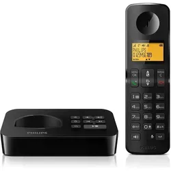 Philips D2651B, Telefon, Schwarz