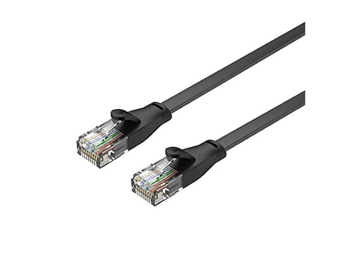 Patchcord platte kabel Cat.6 UTP Unitek 20M / RJ45 Type B / 250 MHz / 1000 Mbit/s Fluke Networks certificaat/PVC en koper/afgeschermd UTP/zwart