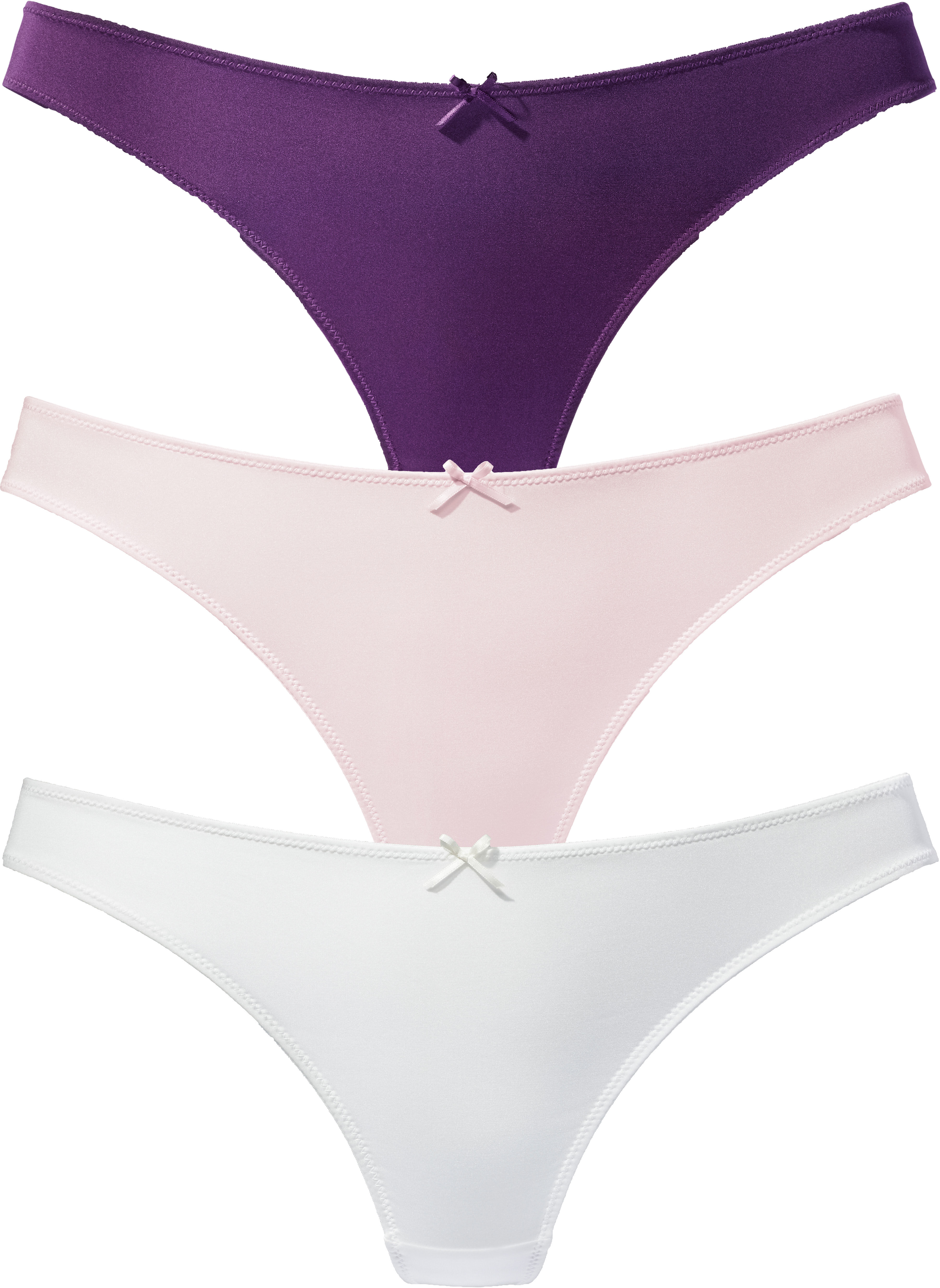 String, Damen, Gr. 40/42, Trikot,Spitze, weiss (lila, flieder, creme), Trikot;Spitze, Obermaterial: 88% Polyamid, 12% Elasthan, PETITE FLEUR BY LASCANA, Unterhosen String, mit floraler Spitze lila, flieder, creme 40/42, Trikot,Spitze
