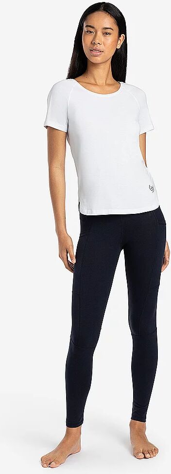 SPIRIT OF OM Damen Yogashirt Raglan OM Herz weiss   XL W