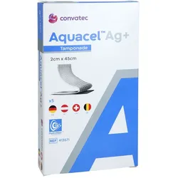 Aquacel Ag+ 2x45 cm Tamponaden ConvaTec