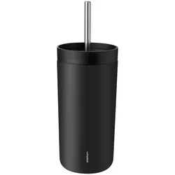 Stelton Thermobecher To Go Sip 400 ml Metall Schwarz