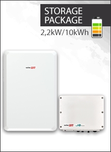 SolarEdge 2200W NET Home Hub 1ph Wechselrichter + Home Batterie V2 10kWh 1ph Paket