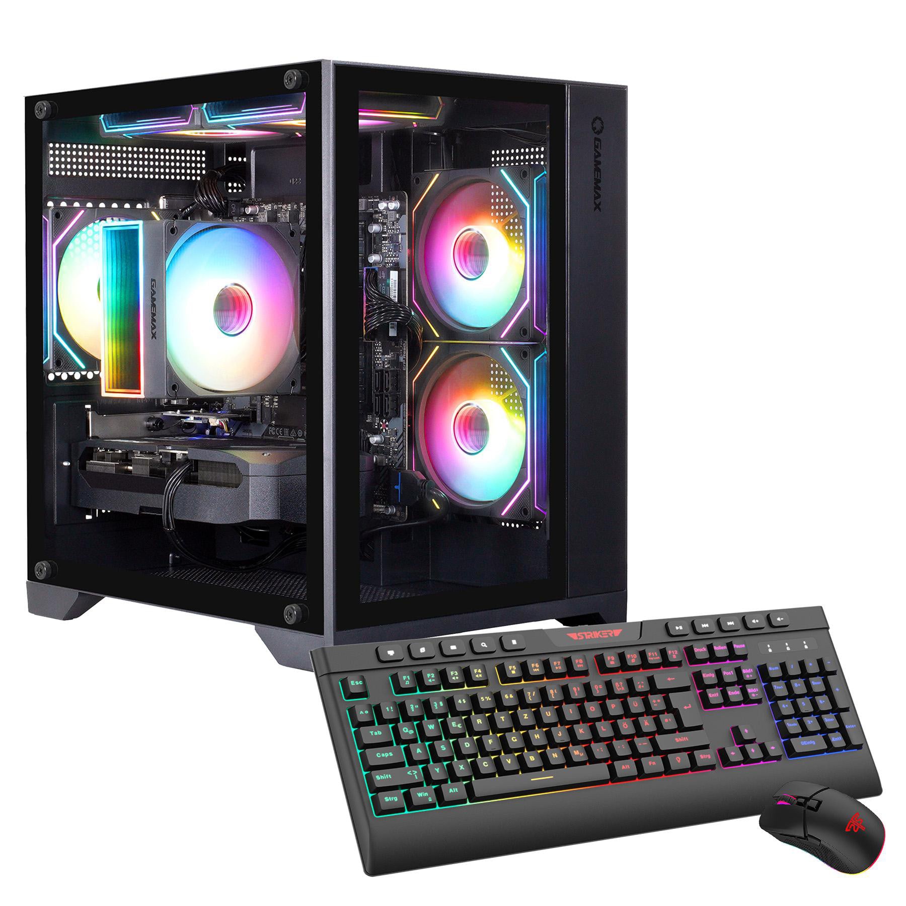 Hyrican GAMEMAX Infinity Mini BK 7994 R5 9600X 16GB DDR5 1TB SSD RTX 5070 Win11