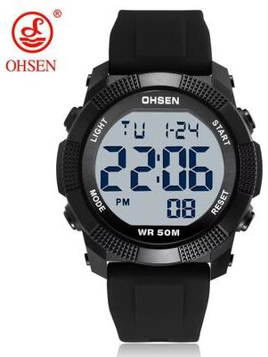 Inspired Finds G Style Tactical Outdoor Digital Sports Watch For Men With 50M Waterproof black