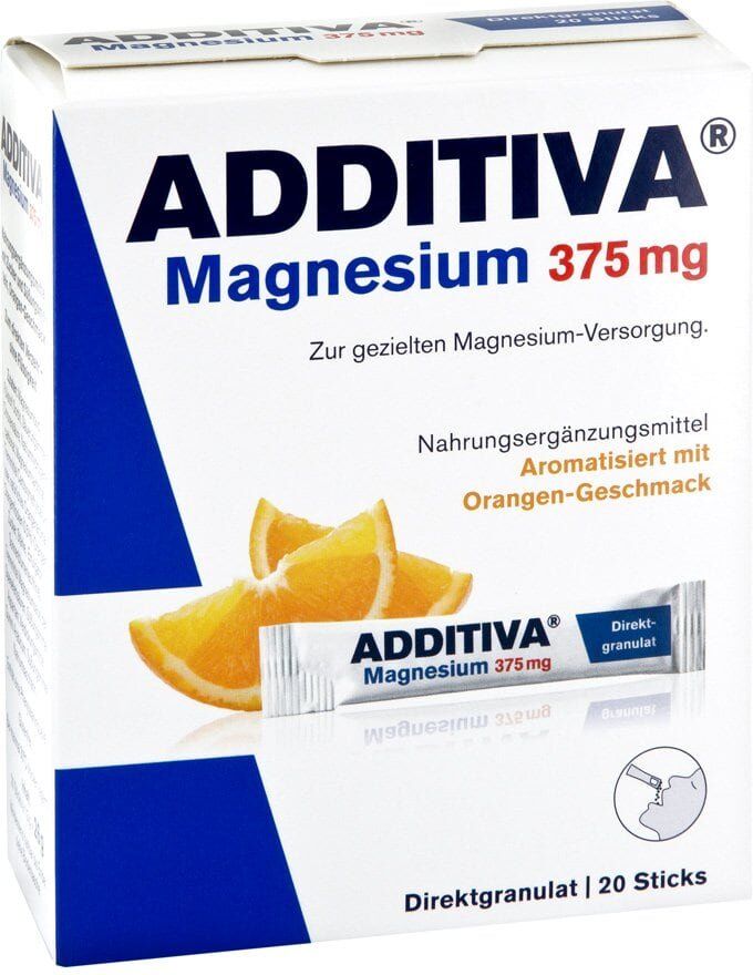 Additiva Magnesium 375 mg Sticks Orange