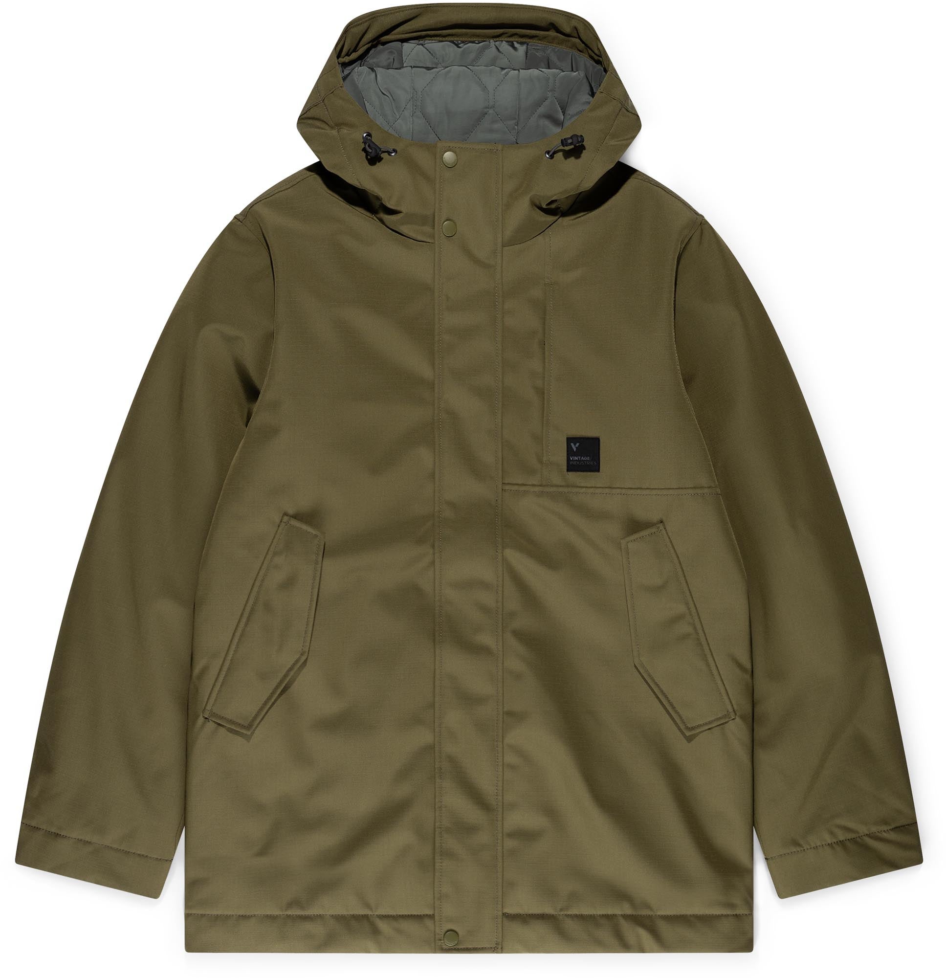 Vintage Industries Kylian wasserdichter Parka 2225-olivedrab-L