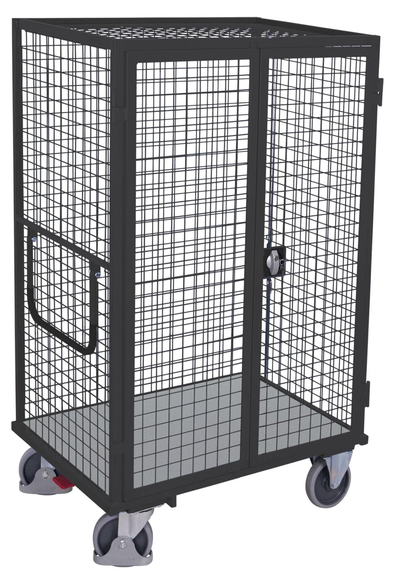 VARIOfit Etagenwagen fest verschweißt Ladefläche 1245x785mm Anthrazitgrau RAL 7016