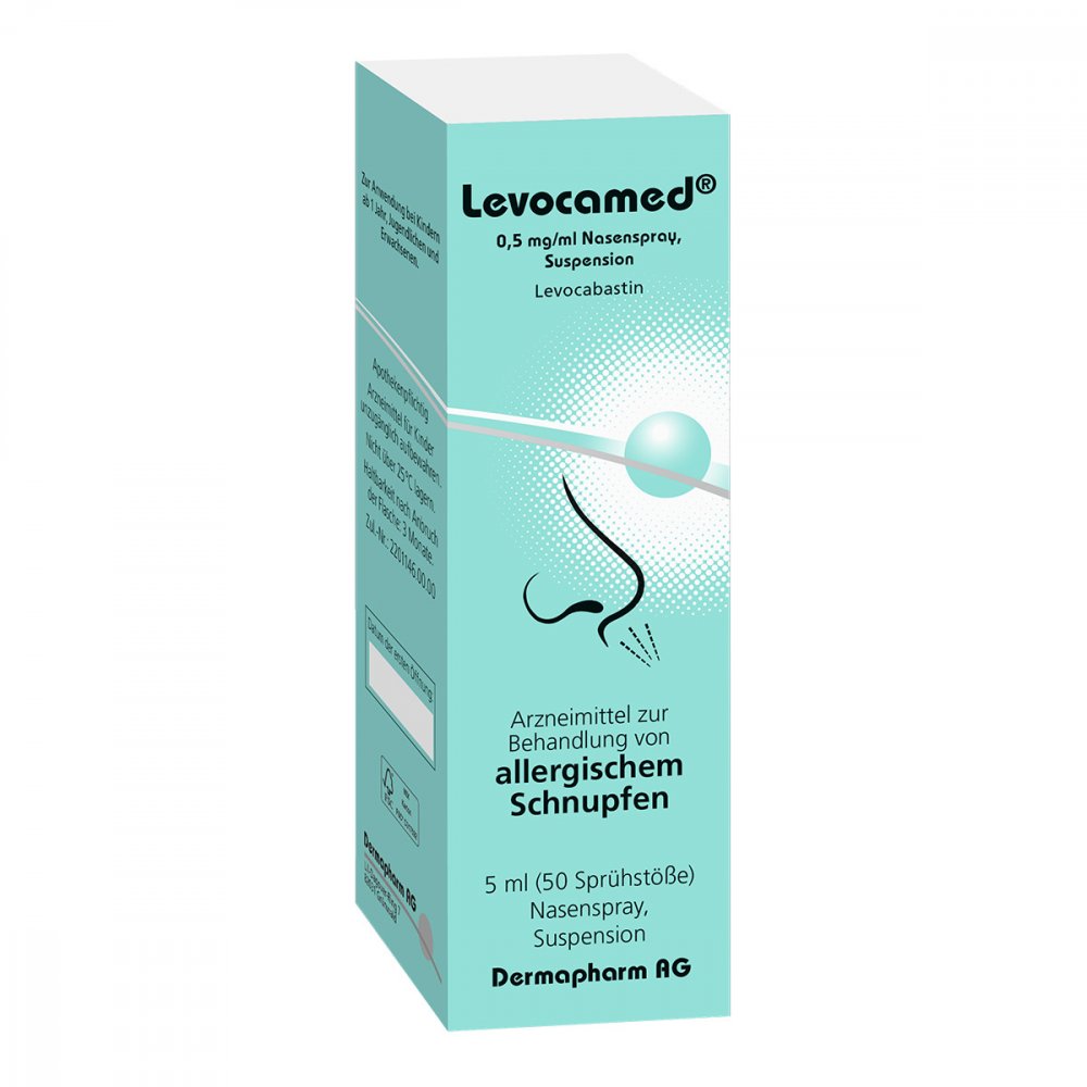 Allergopharma GmbH & Co. KG Levocamed 0,5 mg/ml Nasenspray Suspension 15624829