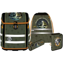 McNeill McNeill Disney Schulranzen-Set PERFECTO 5tlg. - STAR WARS-MANDALORIAN Koffer24