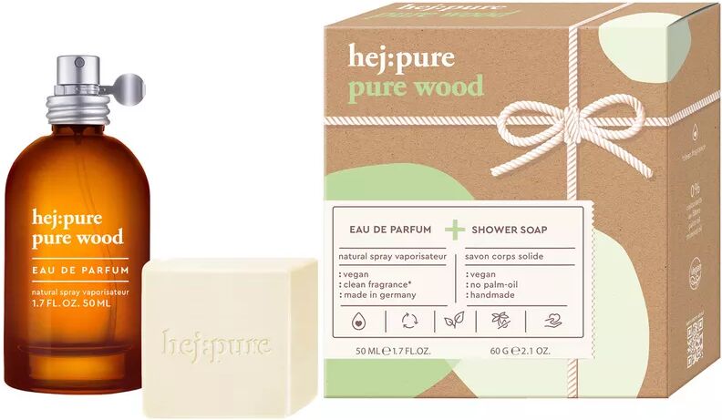 hej:pure - Pure Wood Geschenkset mit Seife, set