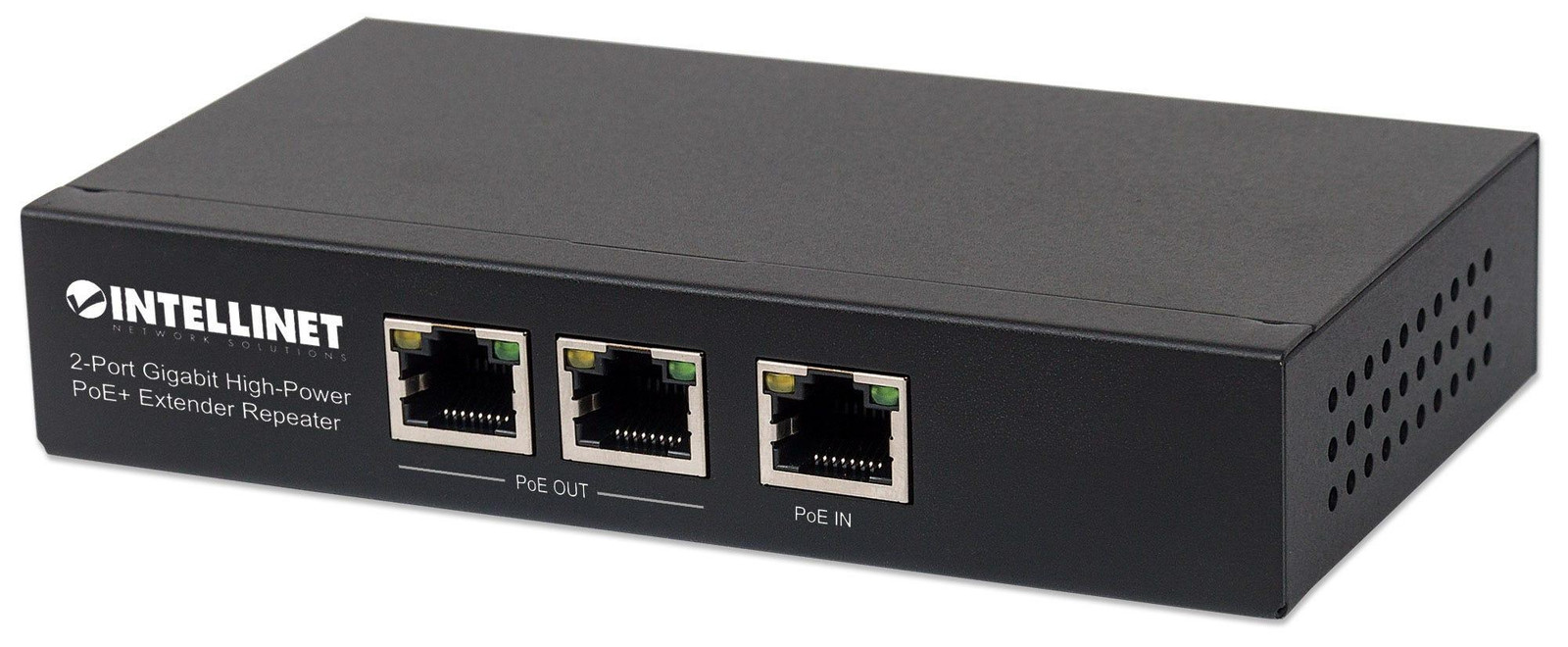 Intellinet 561266 PoE+ Extender 2-Port Gigabit High-Power tot 100m