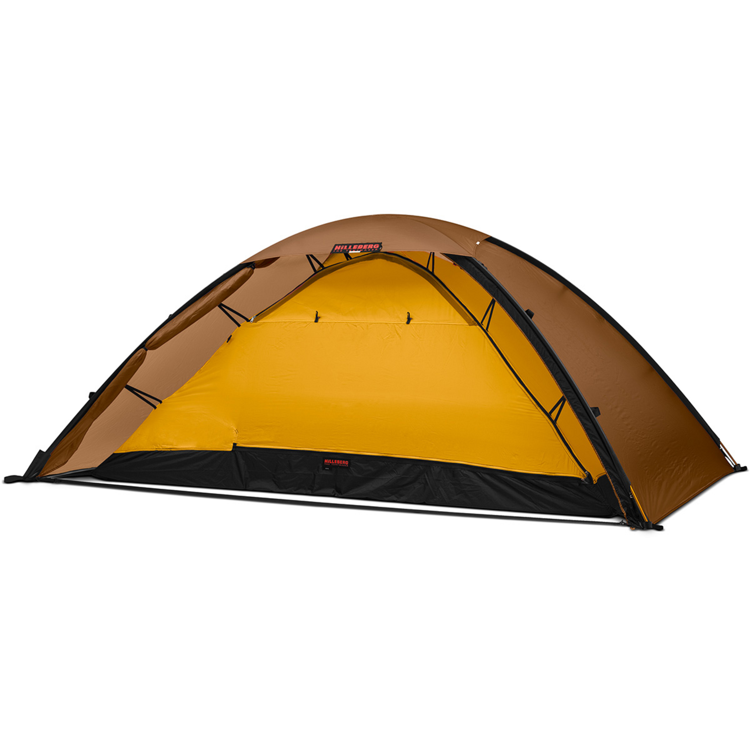 Hilleberg Unna Zelt 1-4-Personen-Zelte braun Trekking