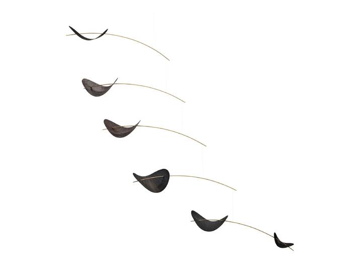 Flensted Mobiles - Drifting Clouds Mobile, schwarz