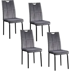 HTI-Living Stuhl Denton Velvet 4er-Set