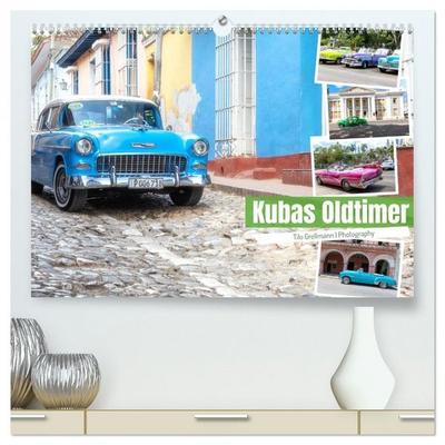 Kubas Oldtimer (hochwertiger Premium Wandkalender 2026 DIN A2 quer), Kunstdruck in Hochglanz