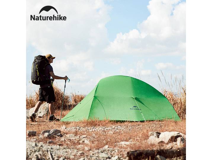 Tente Naturehike Cloud Base 2026, nouvelle tente ultralégère imperméable avec grand abri, tente de voyage pour 1-2 personnes, tente de camping portable