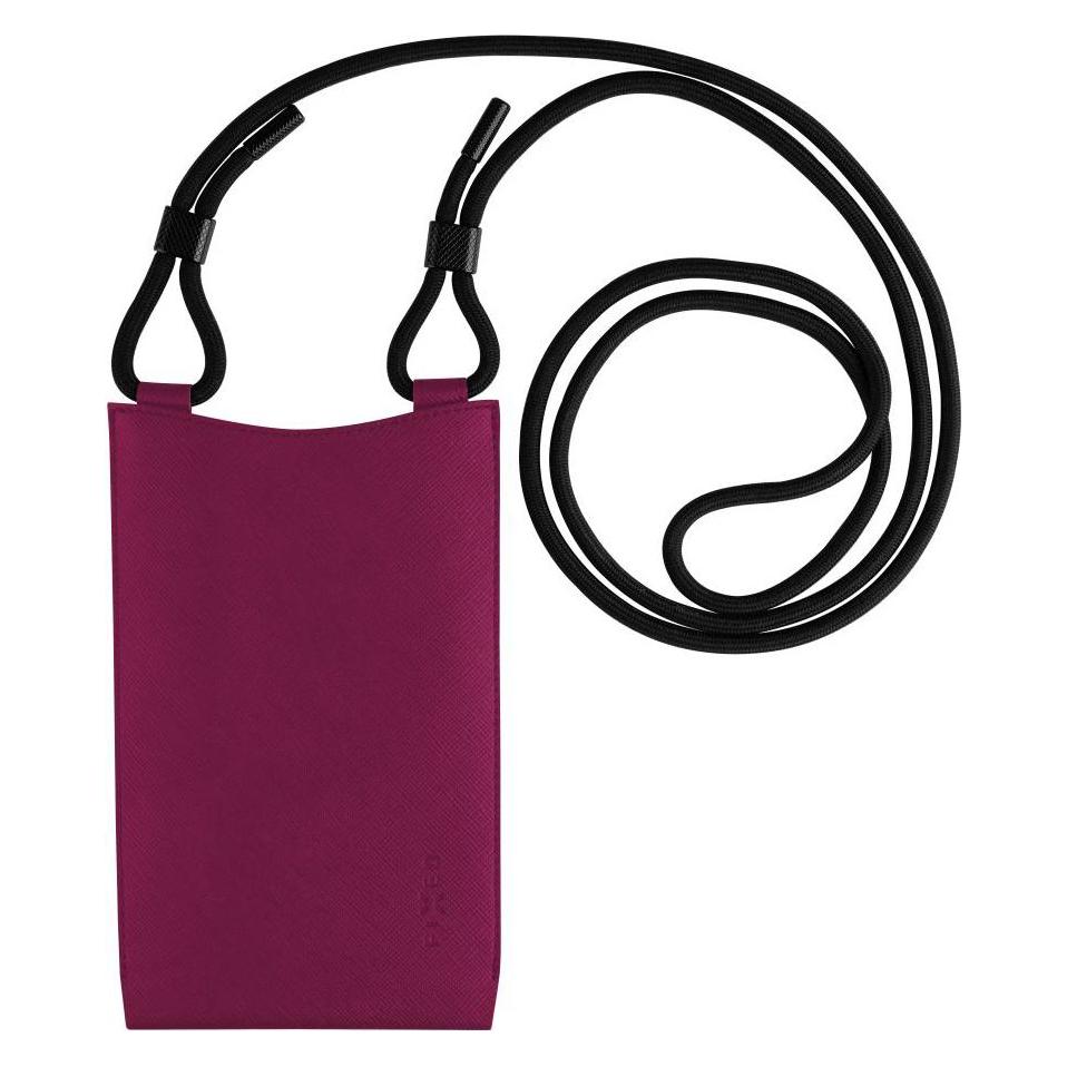 Fixed - Universal Shoulder Bag Verona (FIXVER-WI) - for Mobile Phones 7" - Burgundy (FIXVER-WI)