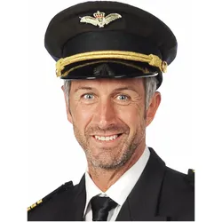 Thetru Pilotenhut schwarz