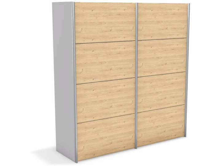Schwebetürenschrank - Material: Holzwerkstoff - Möbel Konfigurator: Traummöbel individuell zusammenstellen - 237