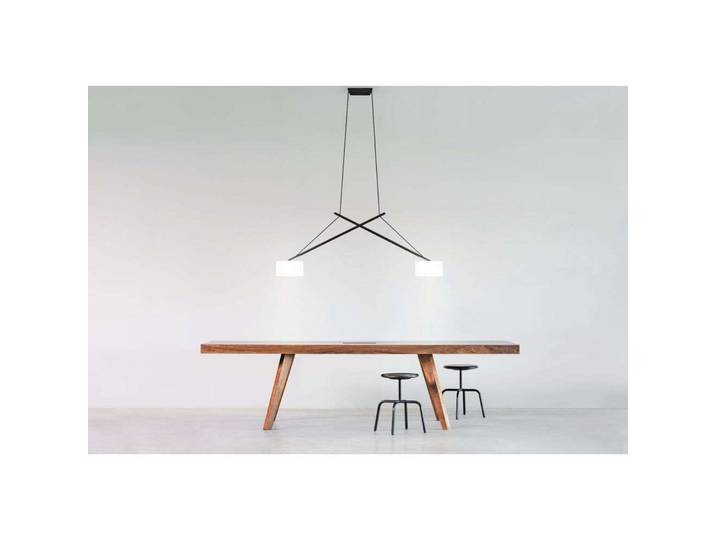 Twin LED Pendelleuchte Black - Serien Lighting - Wohnzimmer - Kunststoff