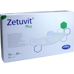Zetuvit Plus Extrastarke Saugkompr Steril10x20cm 10 ST