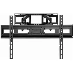 Gembird Uchwyt ścienny do telewizora - regulowany 37 -80inch do 40kg (Wand, 40 kg, 37" - 80"), TV Wandhalterung, Schwarz