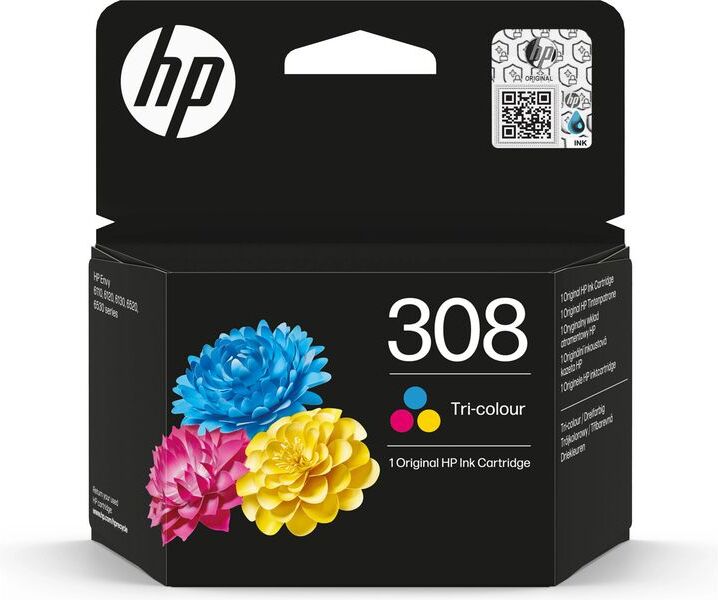 HP 308 (7FP20UE) - 3-couleurs - Cartouche d'encre 3-couleurs