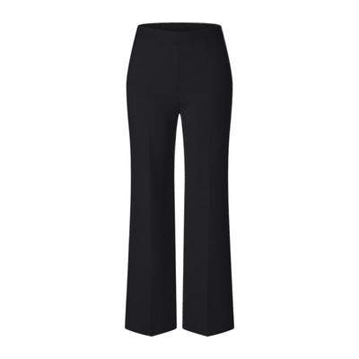 Stoffhose MAERZ MUENCHEN "Maerz Muenchen 397600 Freizeithose Damen Bekleidung", Damen, Gr. 42, EURO-Größen, schwarz, 100% Wolle, normal, Hosen Stoffhose