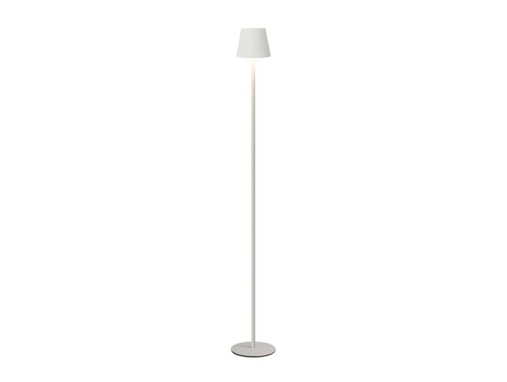 Lampadaire en fer blanc 11x11x125cm led