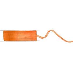 Satin Geschenkband orange 50m 3mm breit