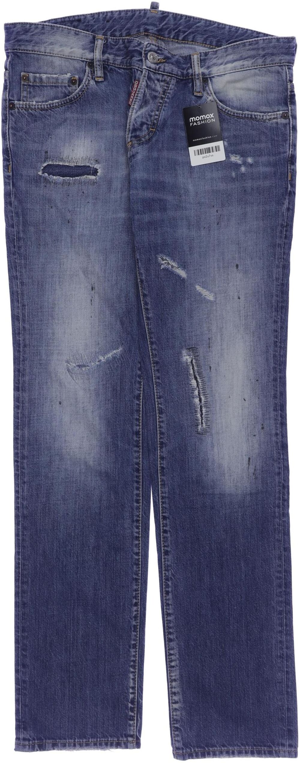 Dsquared2 Herren Jeans, Blau, Gr. EU 46, Baumwolle - Second Hand