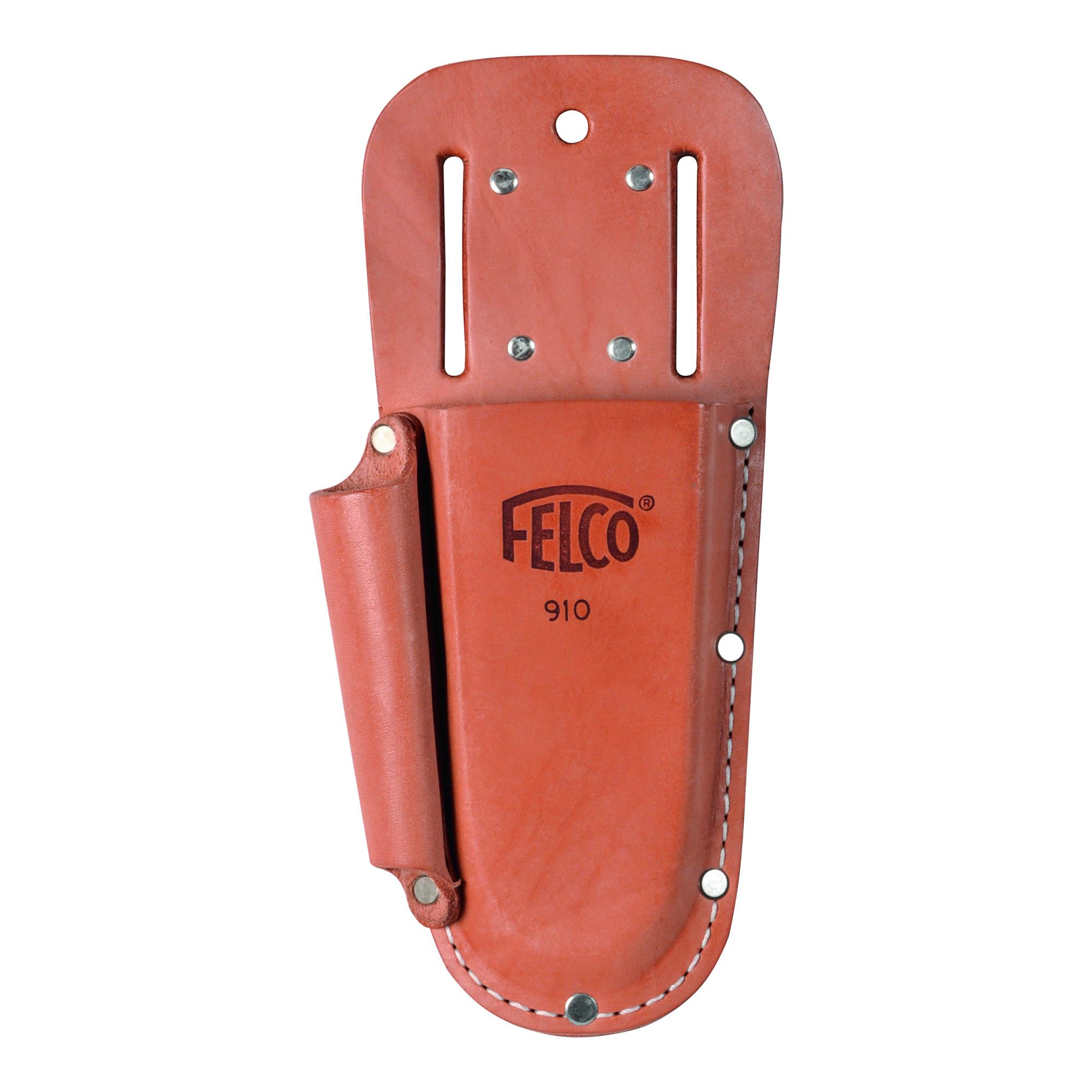 Felco 910+ Baumscheren-Träger aus Leder mit zus. Tasche für Baumscheren und Zubehör,)