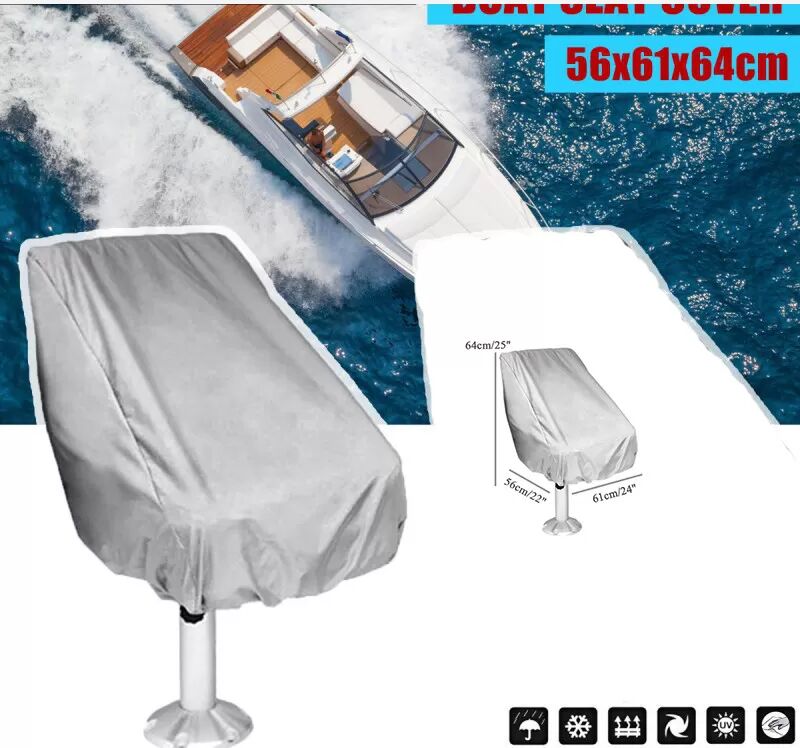 INF Yacht-Sitzbezug – wasserdichtes Oxford-Gewebe Silber