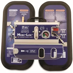 3M DBI-SALA Mobi-Lok – Vakuum Anschlagpunkt mit Flaschenhalterung und Tragetasche für Luftfahrtbranche, 3M Connected Safety-ready RFID Tag für Inspektion