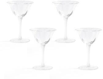 Zodax Ondine Coupe Glasses, Set of 4