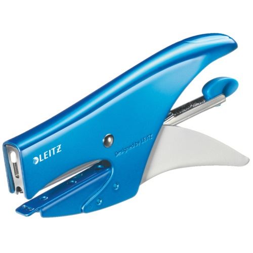 LEITZ Heftzange 5531 WOW blau-metallic