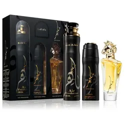 Lattafa Maahir Set Edp 100 Desodorante 200 Room 300ml