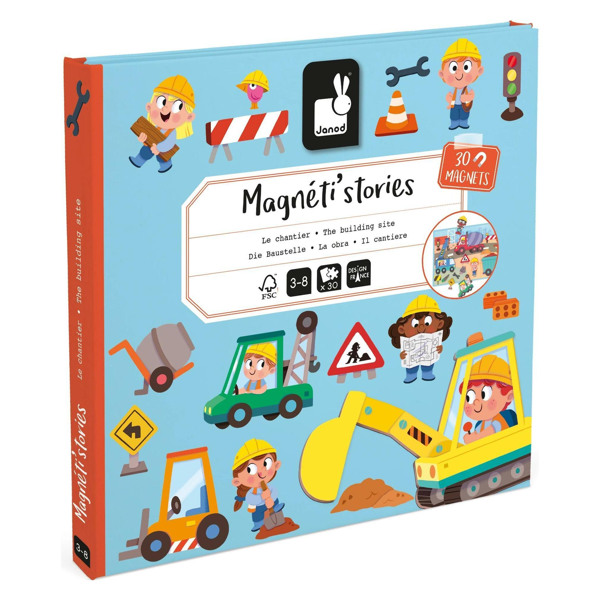 Janod Magnetistories Baustelle (Deutsch, 3 - 8 Jahre) (190.05454)