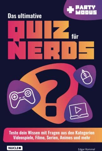 Edgar Rommel - Das ultimative Quiz für Nerds: Teste dein Wissen in Fragen rund um Games, Filme, Serien, Anime und mehr - Preis vom 19.10.2026 19:33:35 h