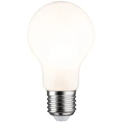 Paulmann 29119 Classic White LED Birne E27 806lm 7W 2700K dimmbar Opal