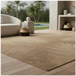 Outdoorteppich ARLBERG, in Jute-Optik, Braun, 80 x 150 cm