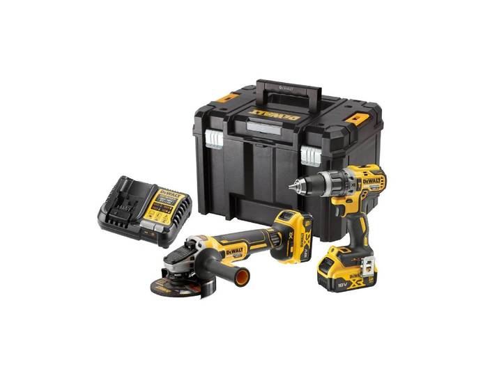 Akku-Schlagbohrschrauber DEWALT Akku-Kombopack 54 V Kit , gelb (bunt), Bohrmaschinen, Akku-Schlagbohrschrauber