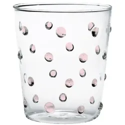 Zafferano Partybecher Rosa Glas 45 cl Set mit 6 Glasteilen