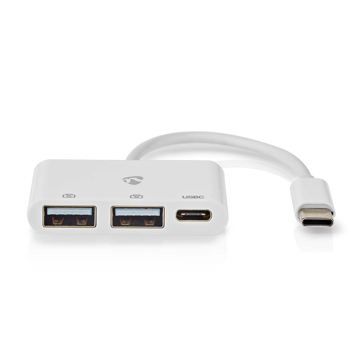 Nedis CCGB64785WT01 USB Type-C naar USB Type-A Adapter, 5000 Mbit/s, Wit