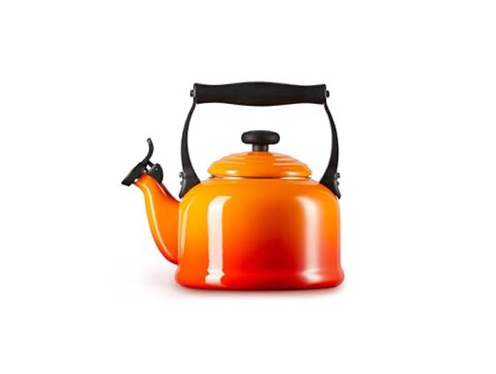 Le Creuset Wasserkessel Tradition, Füllmenge: 2,1 l, Emaillierter Stahl, Ofenrot, 40102020900000